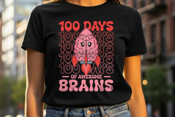 100 Days of School T-Shirt Graphics: A Vibrant Design Review