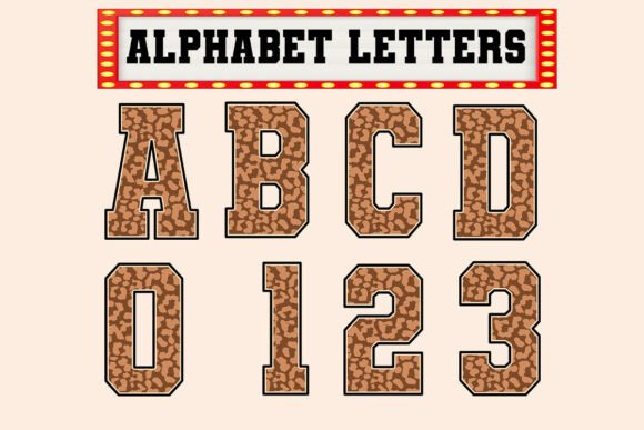 Fall Alphabet Set Leopard Png: A Versatile Graphics and Illustrations Asset