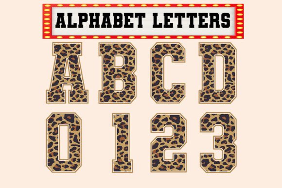 Fall Leopard Sublimation Alphabet 3: A Versatile Design