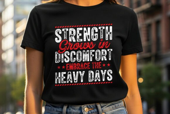 Fitness Strength Grows in Pain T-shirt: A Bold Graphics Asset