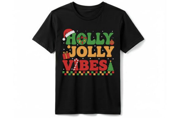Holly Jolly Vibes T-Shirt: A Festive Graphics Gem