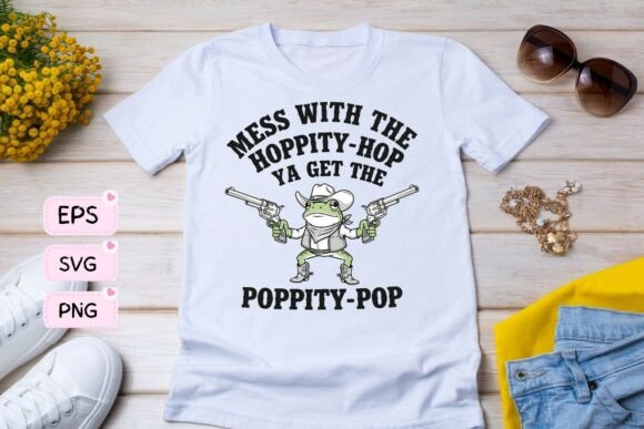Mess with the Hoppity-Hop: A Unique T-Shirt Design for Publishers