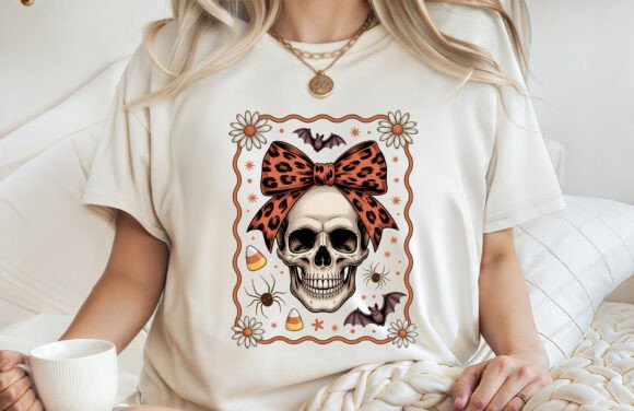 Retro Skeleton Halloween Coquette PNG: A Must for Creative Graphics