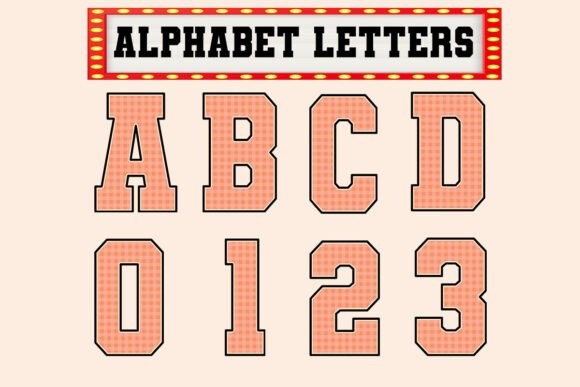 Review: Fall Autumn Plaid Alphabet Set
