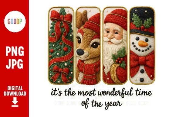 Review: Knit Christmas Panels PNG for Embroidery