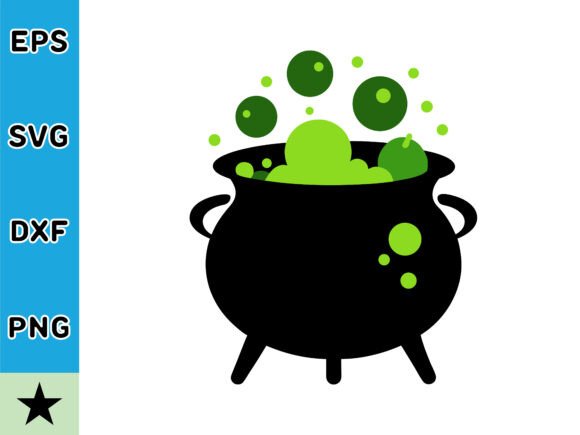 Witches Cauldron Graphics: A Versatile Illustration